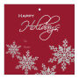 Square Snowflaces Christmas To From Hang Tag